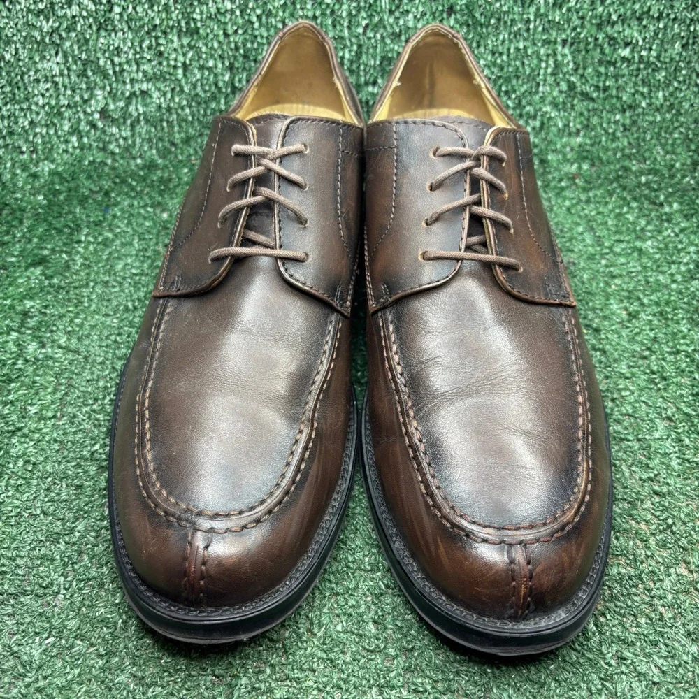 Dockers Phoenician Mahogany Dress Shoes Leather Moc Toe Oxford Brown Mens Sz 10M